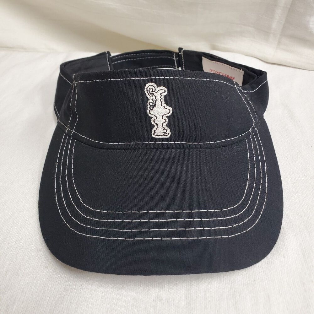America’s Cup 34 (Yacht Racing San Francisco) Black Sun Visor Hat Adj. Mens Size